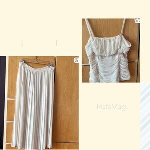 Elegant Cream Women's Skirt